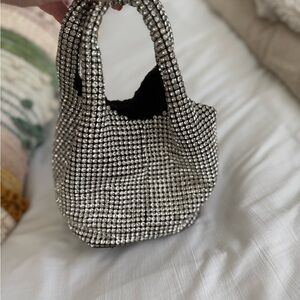 Urban expressions rhinestone bucket bag